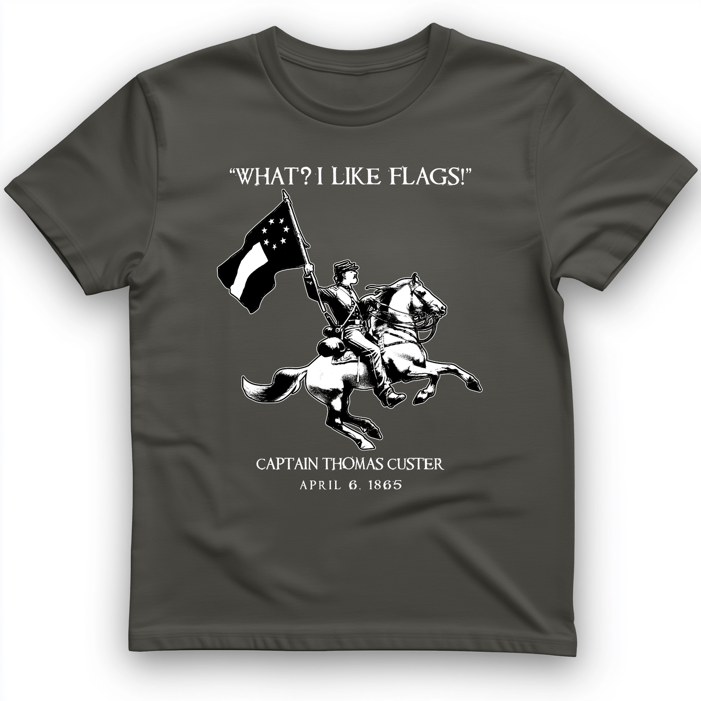 I Like Flags T-Shirt Charcoal / S
