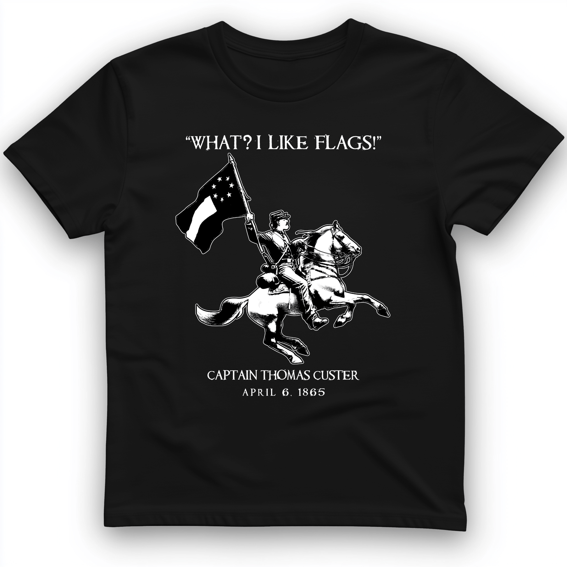 I Like Flags T-Shirt Black / S