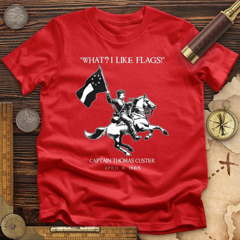 I Like Flags T-Shirt Red / S