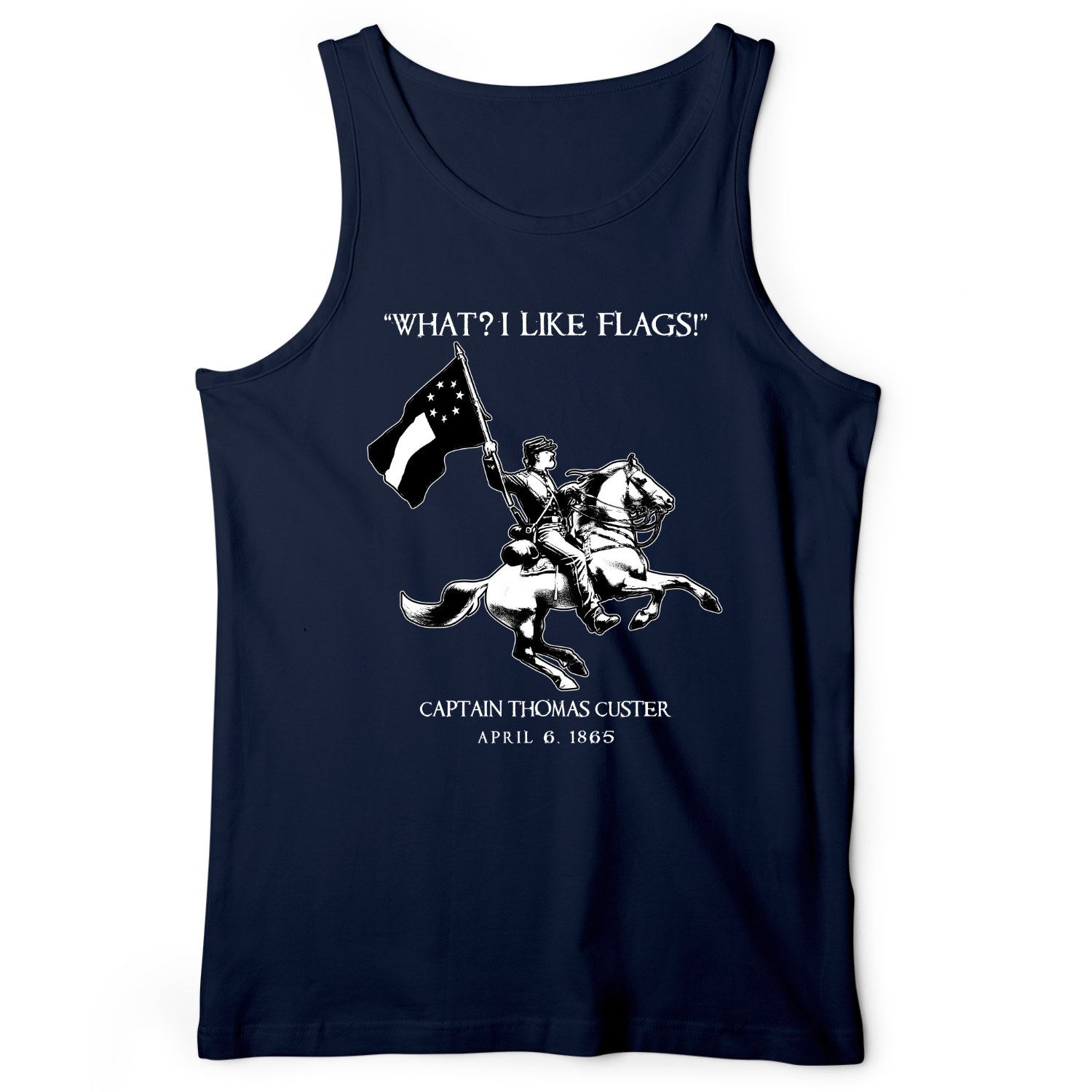 I Like Flags Tank Navy / XS