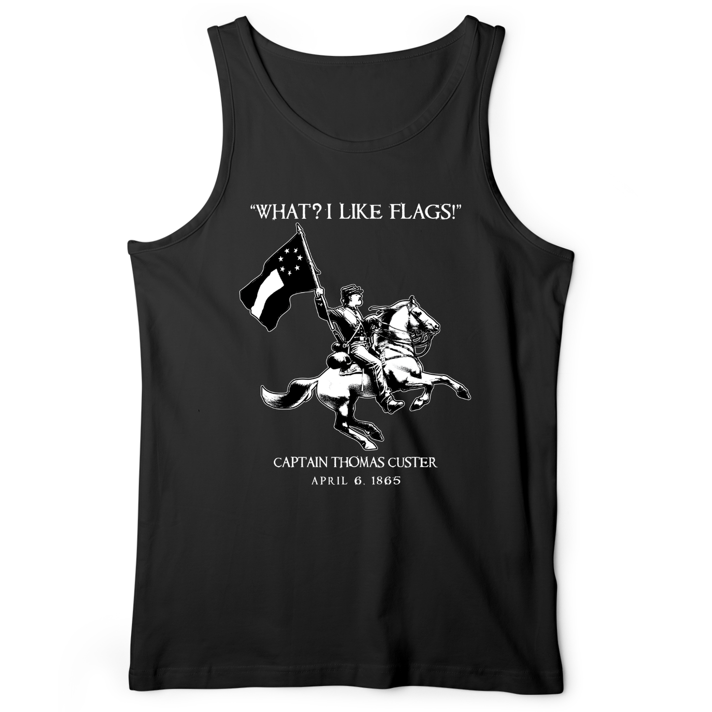 I Like Flags Tank Black / XS