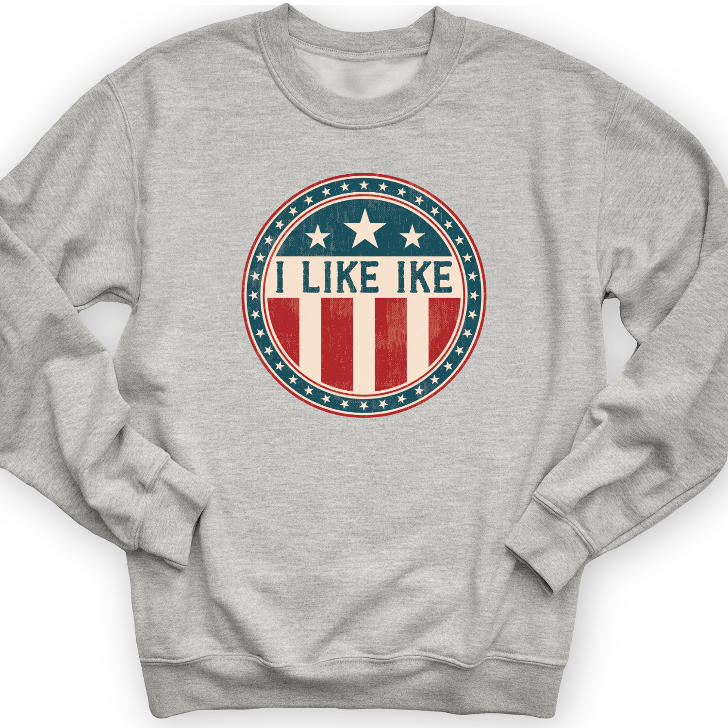 I Like Ike Crewneck Sport Grey / S