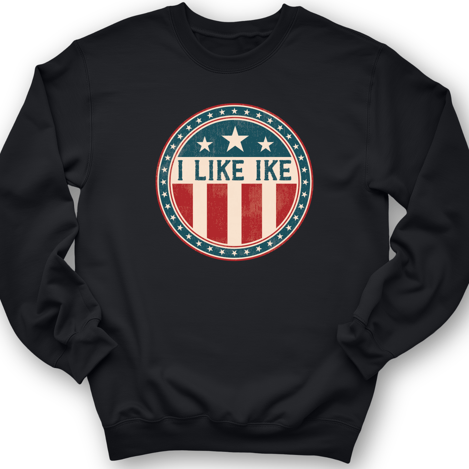 I Like Ike Crewneck Black / S