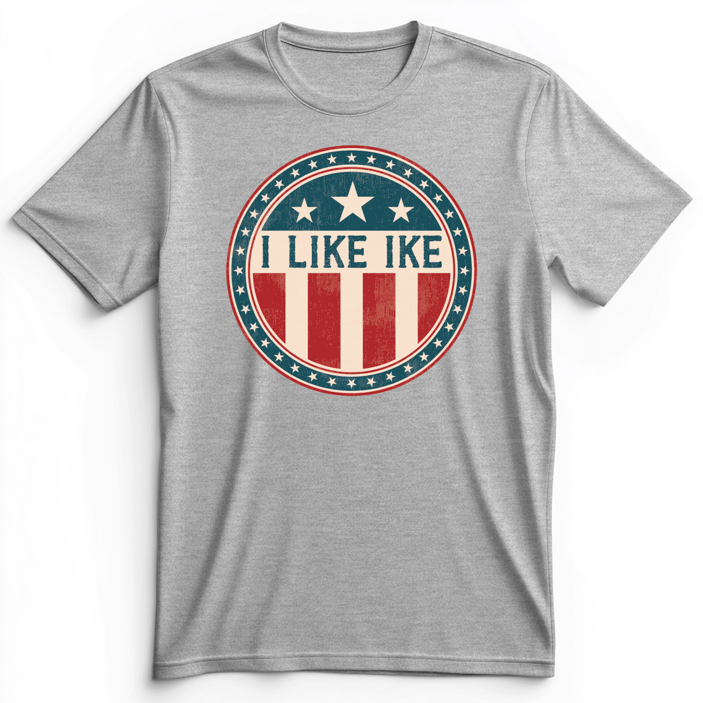 I Like Ike Premium Tee Athletic Heather / S