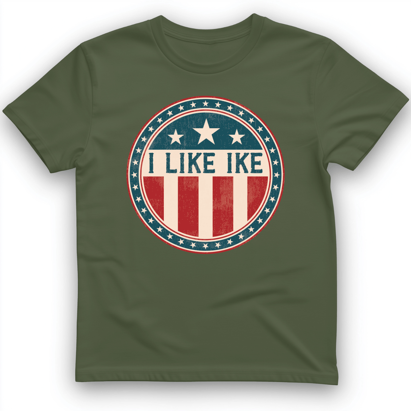 I Like Ike T-Shirt Military Green / S