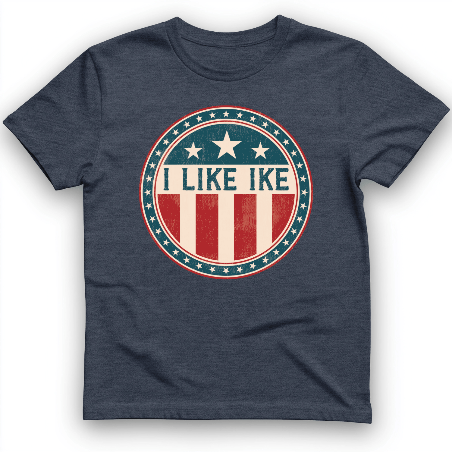 I Like Ike T-Shirt Heather Navy / S
