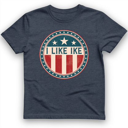 I Like Ike T-Shirt Heather Navy / S