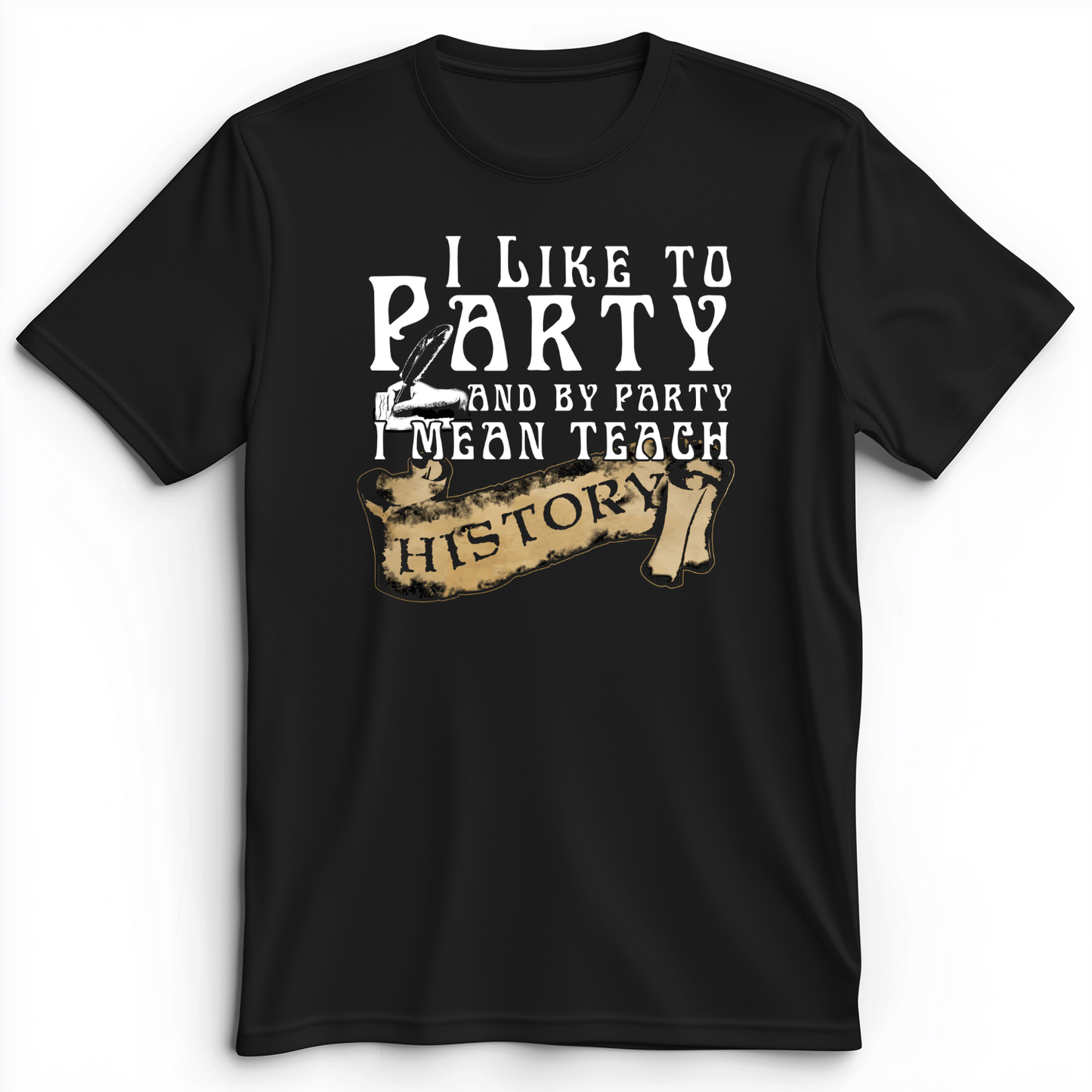 I Like To Party Premium Tee Black / S