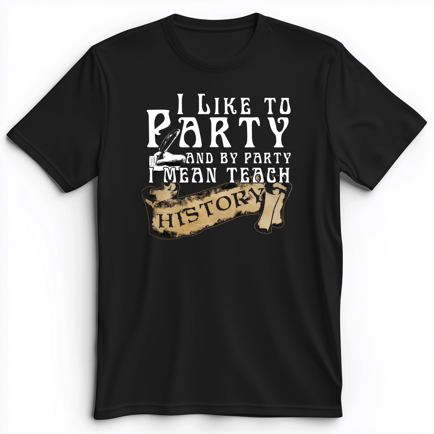 I Like To Party Premium Tee Black / S