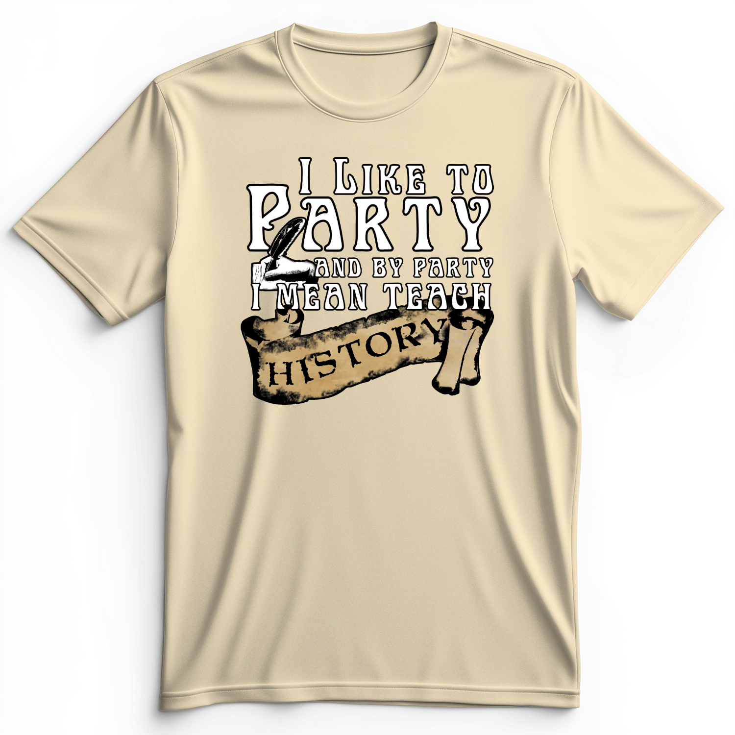 I Like To Party Premium Tee Natural / S