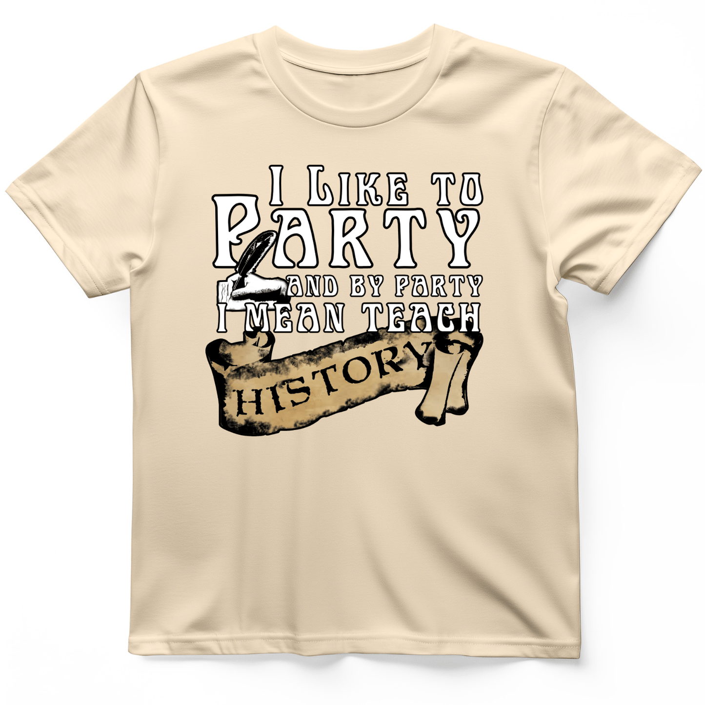 I Like To Party T-Shirt Natural / L