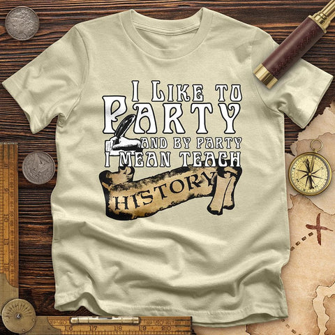 I Like To Party T-Shirt Natural / S