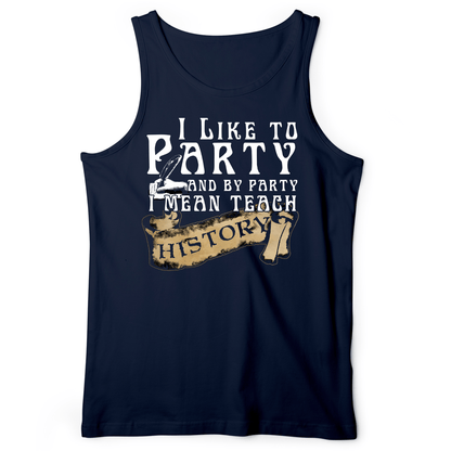 I Like To Party Tank Navy / XS
