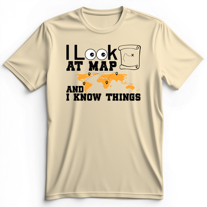 I Look at Maps and I Know Things Premium Tee Natural / S