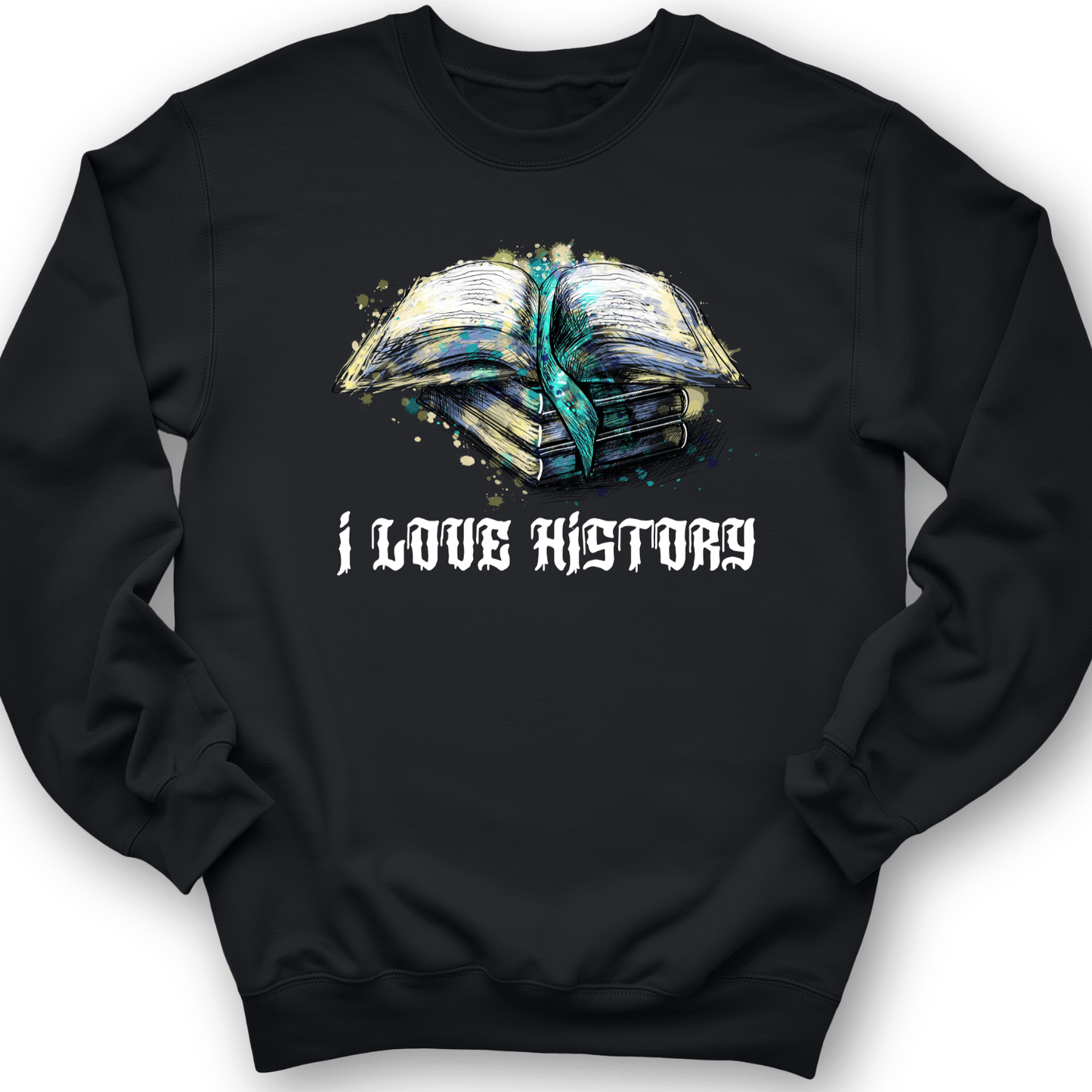 I Love History Crewneck Black / S