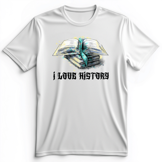I Love History Premium Tee White / S