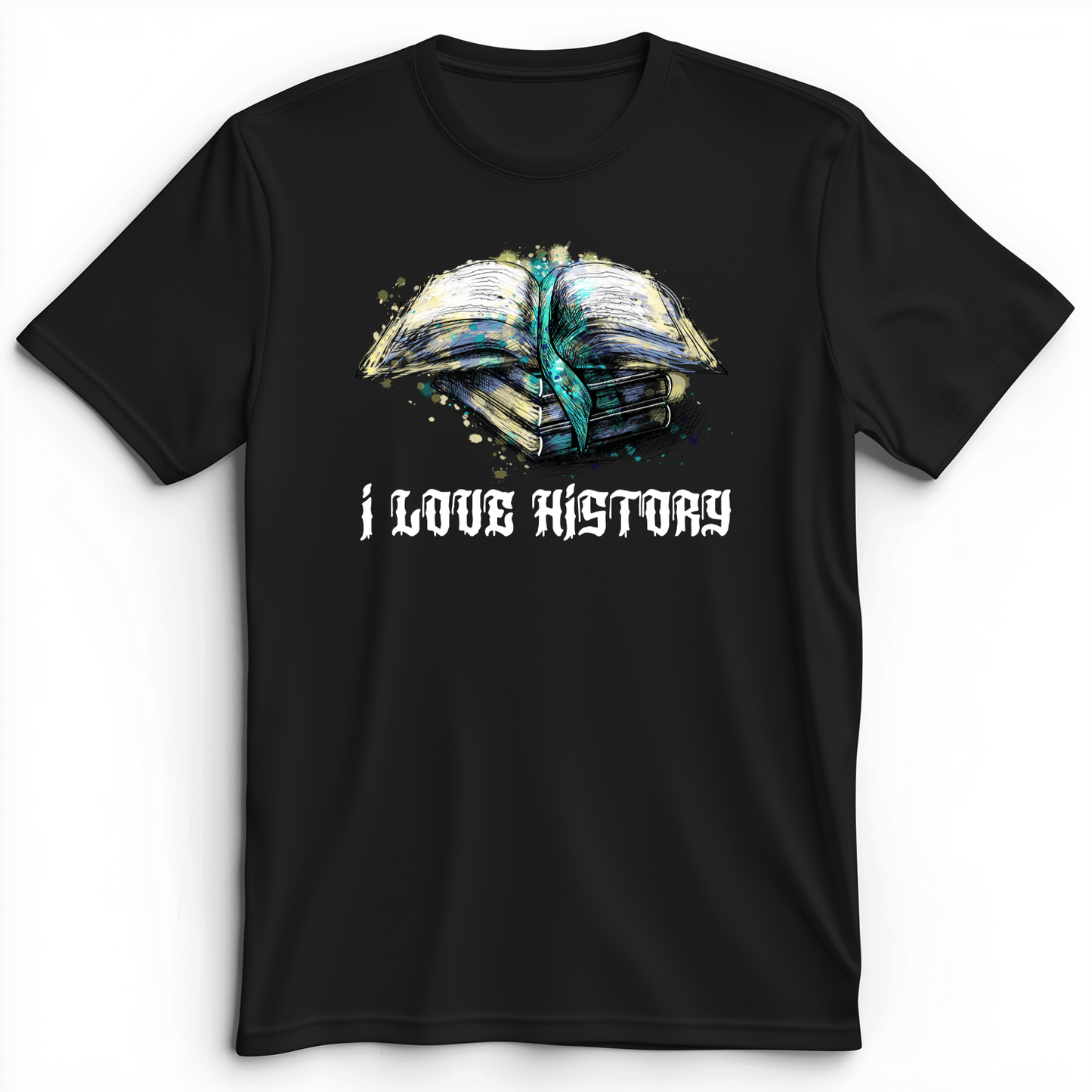I Love History Premium Tee Black / S