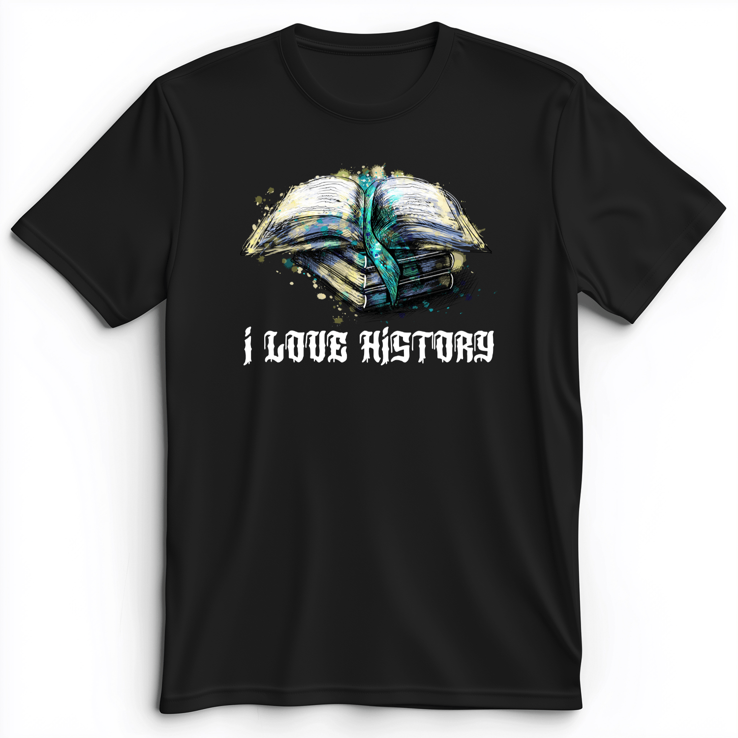 I Love History Premium Tee Black / S