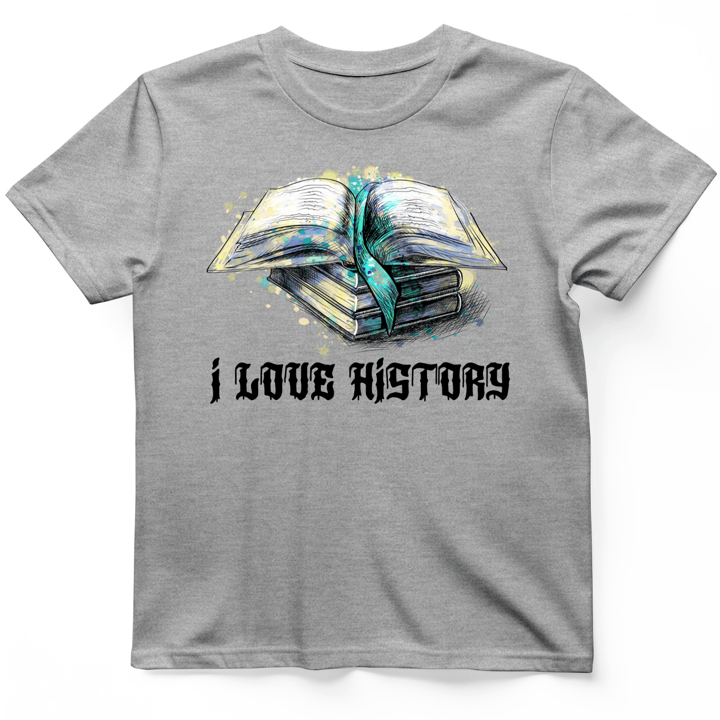 I Love History T-Shirt Sport Grey / S