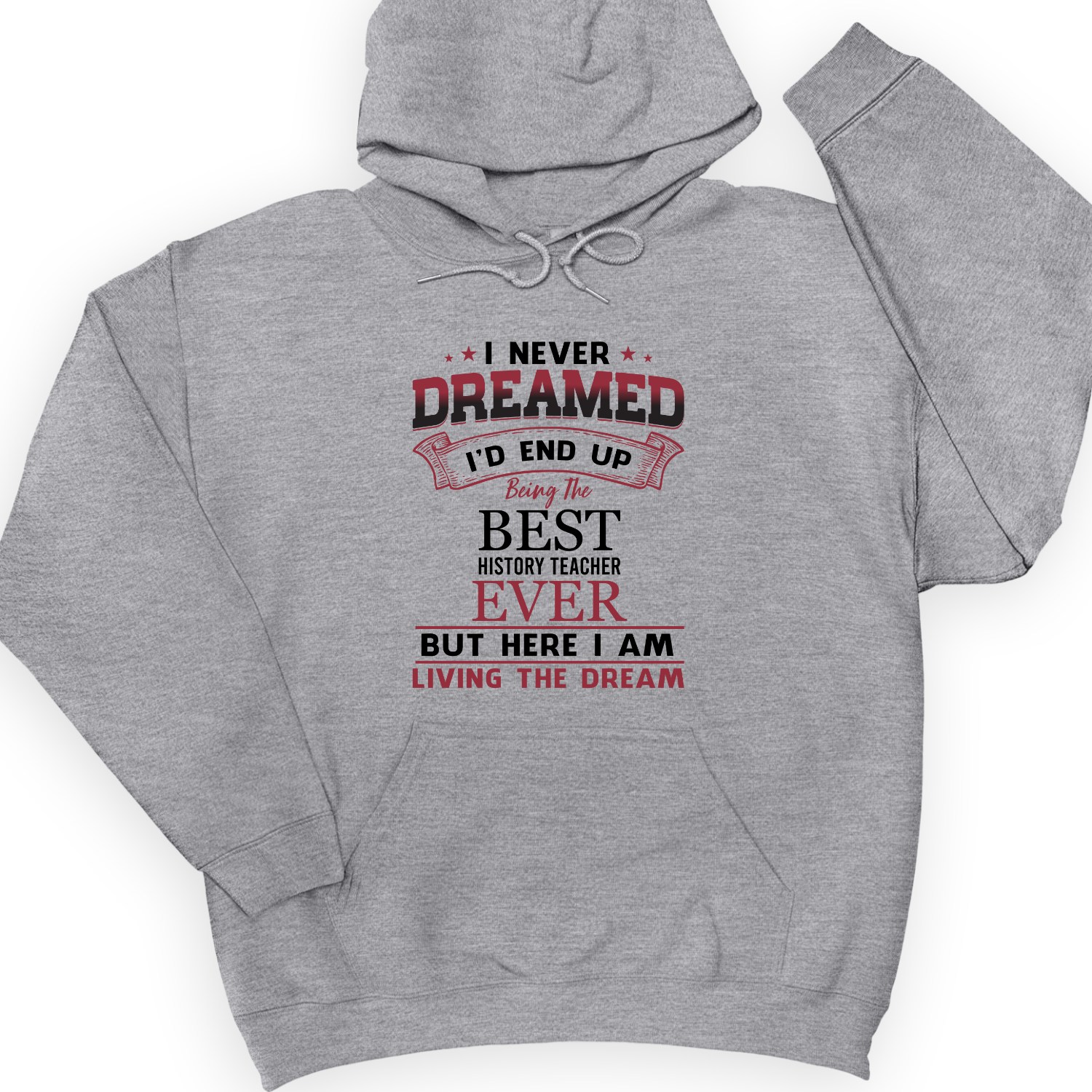 I Never Dreamed Hoodie Sport Grey / S