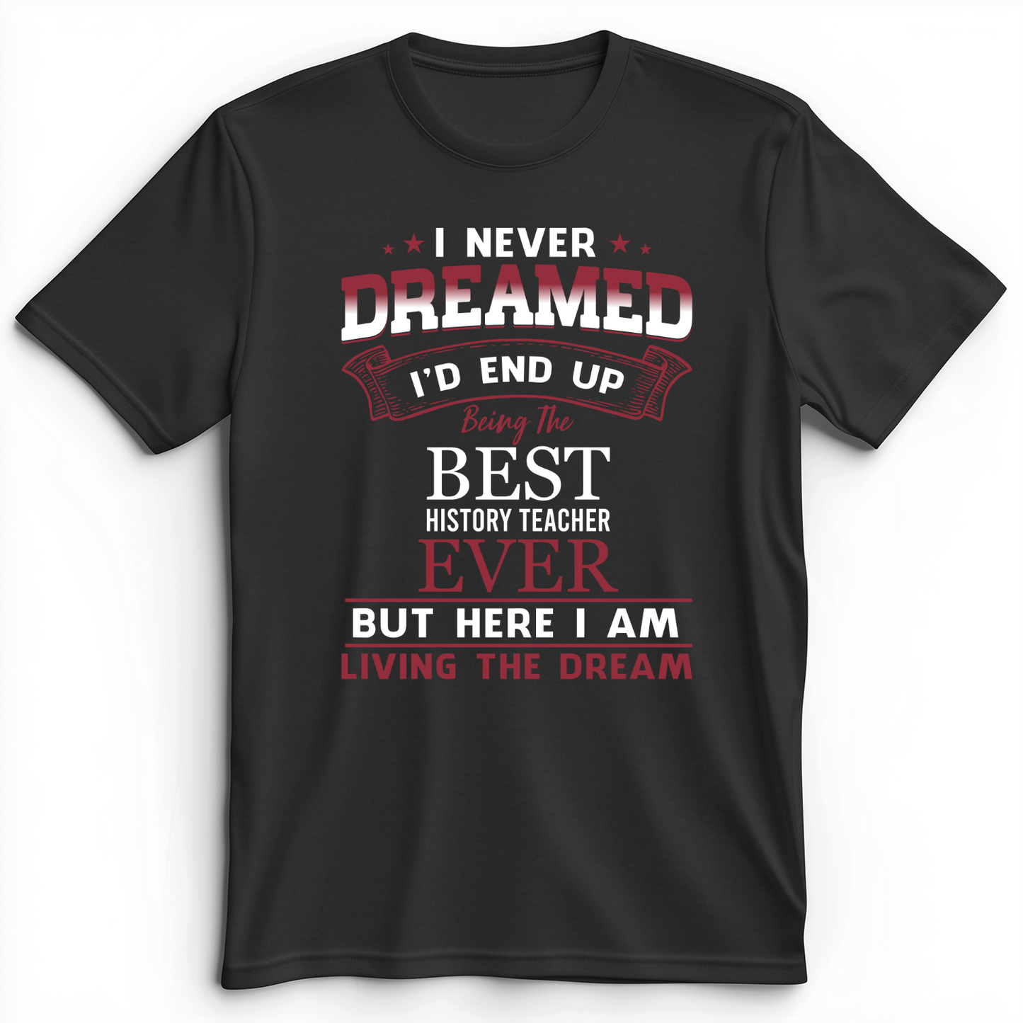 I Never Dreamed Premium Tee Dark Grey Heather / S