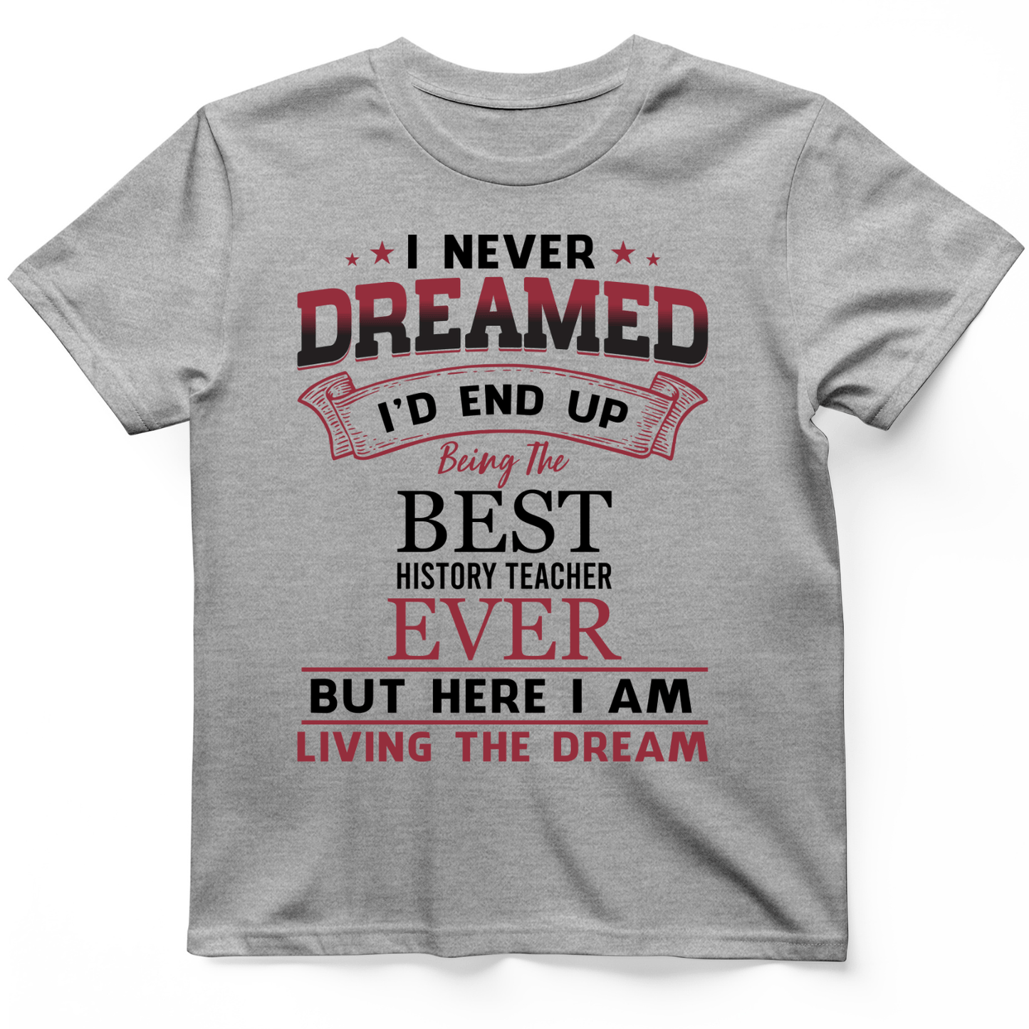 I Never Dreamed T-Shirt Sport Grey / S