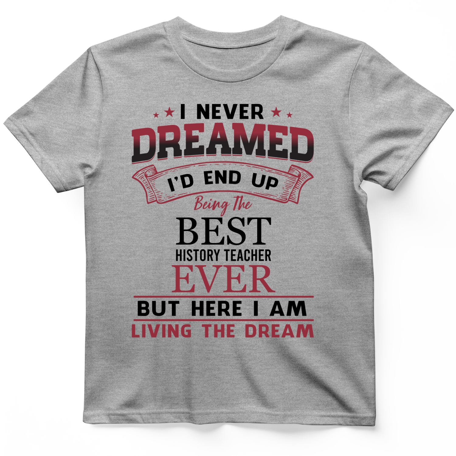 I Never Dreamed T-Shirt Sport Grey / S
