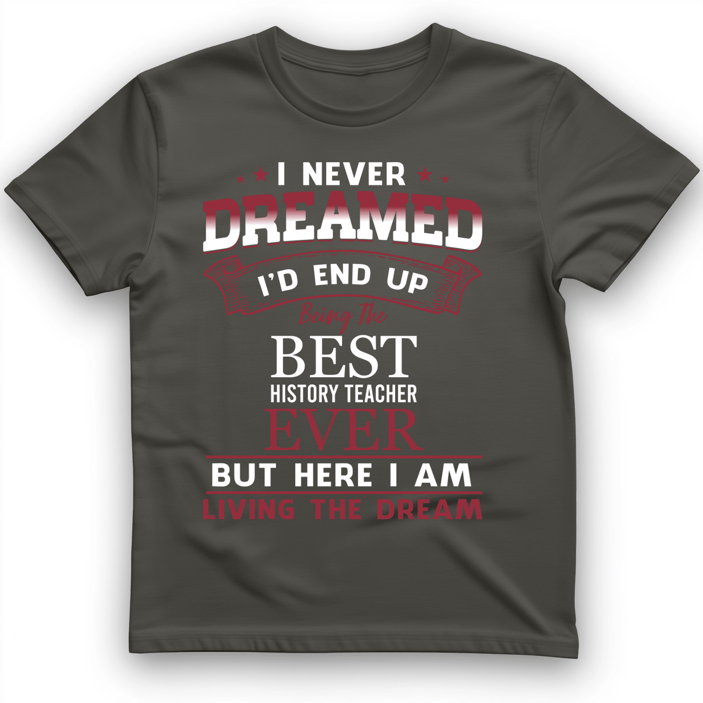 I Never Dreamed T-Shirt Charcoal / S
