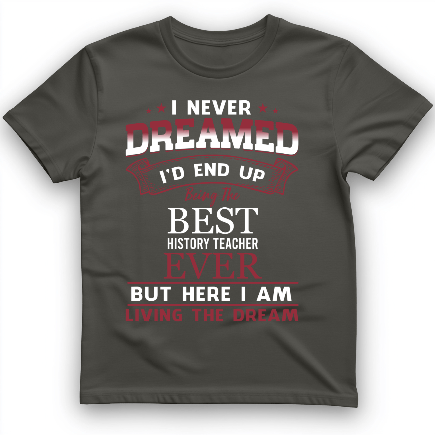 I Never Dreamed T-Shirt Charcoal / S