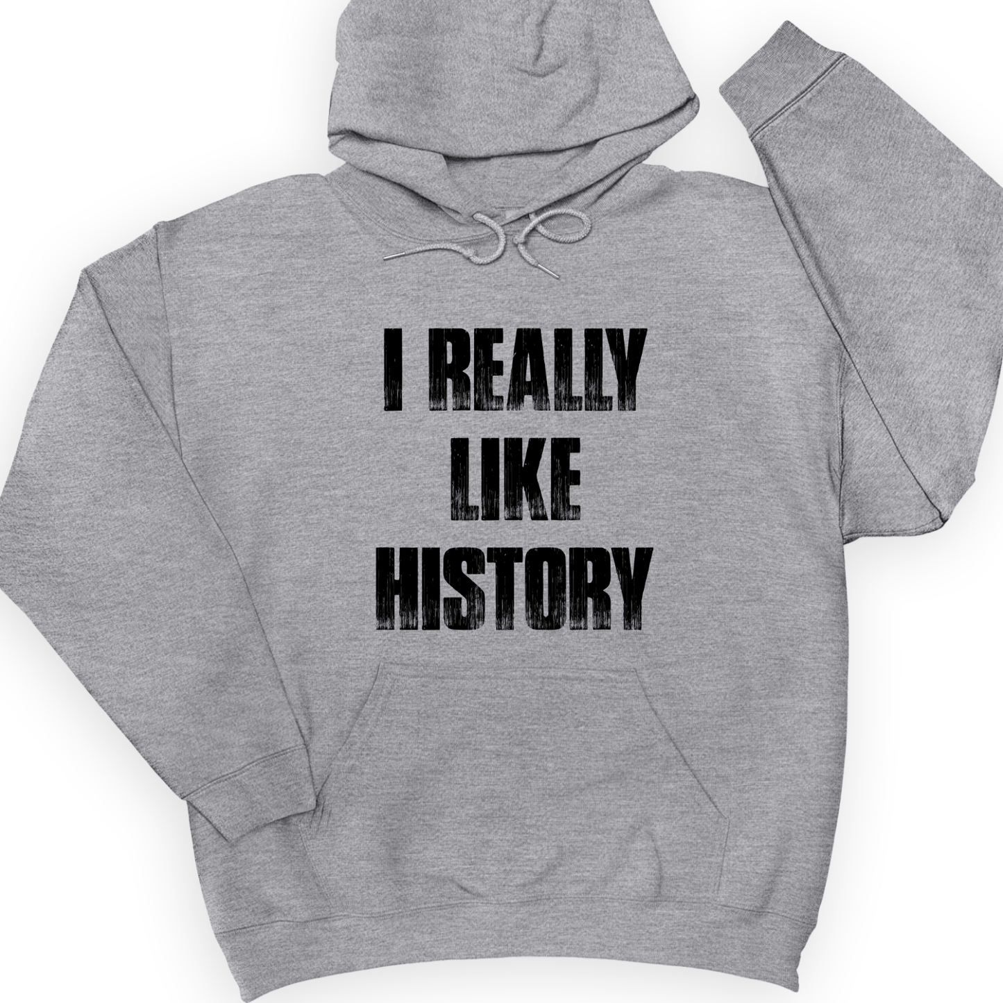 I Really Like History Hoodie Sport Grey / S