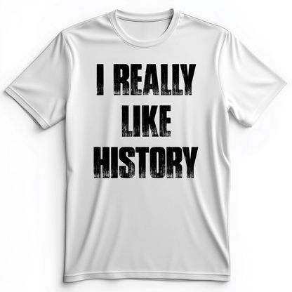 I Really Like History Premium Tee White / S