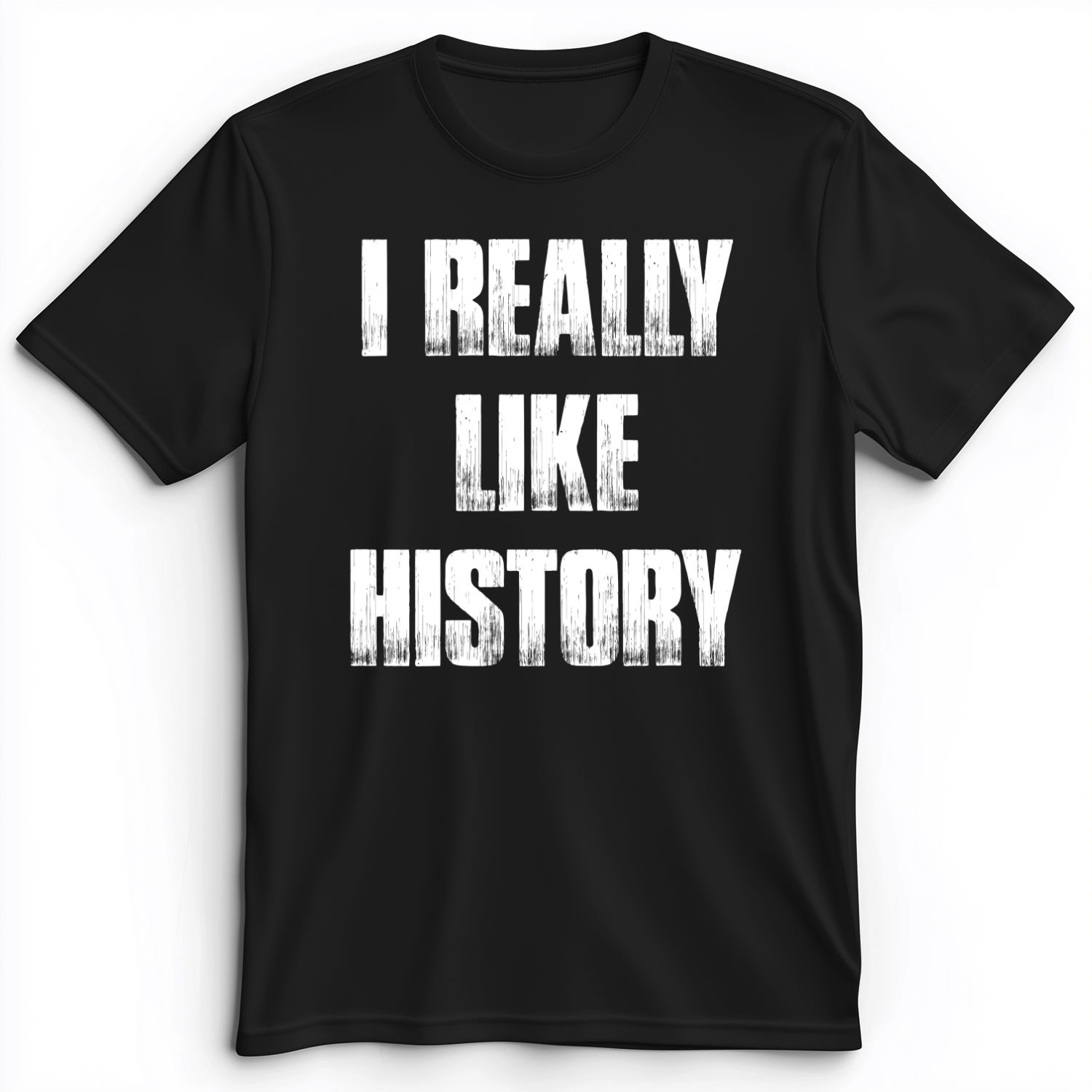 I Really Like History Premium Tee Black / S