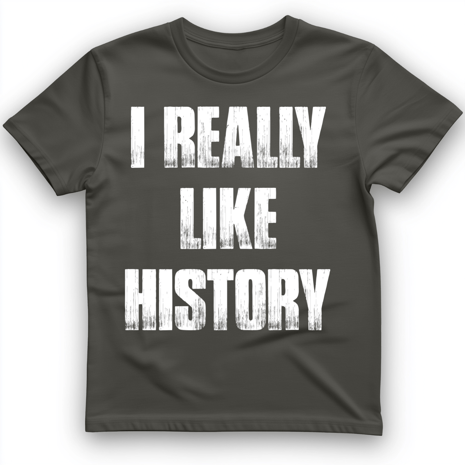 I Really Like History T-Shirt Charcoal / S