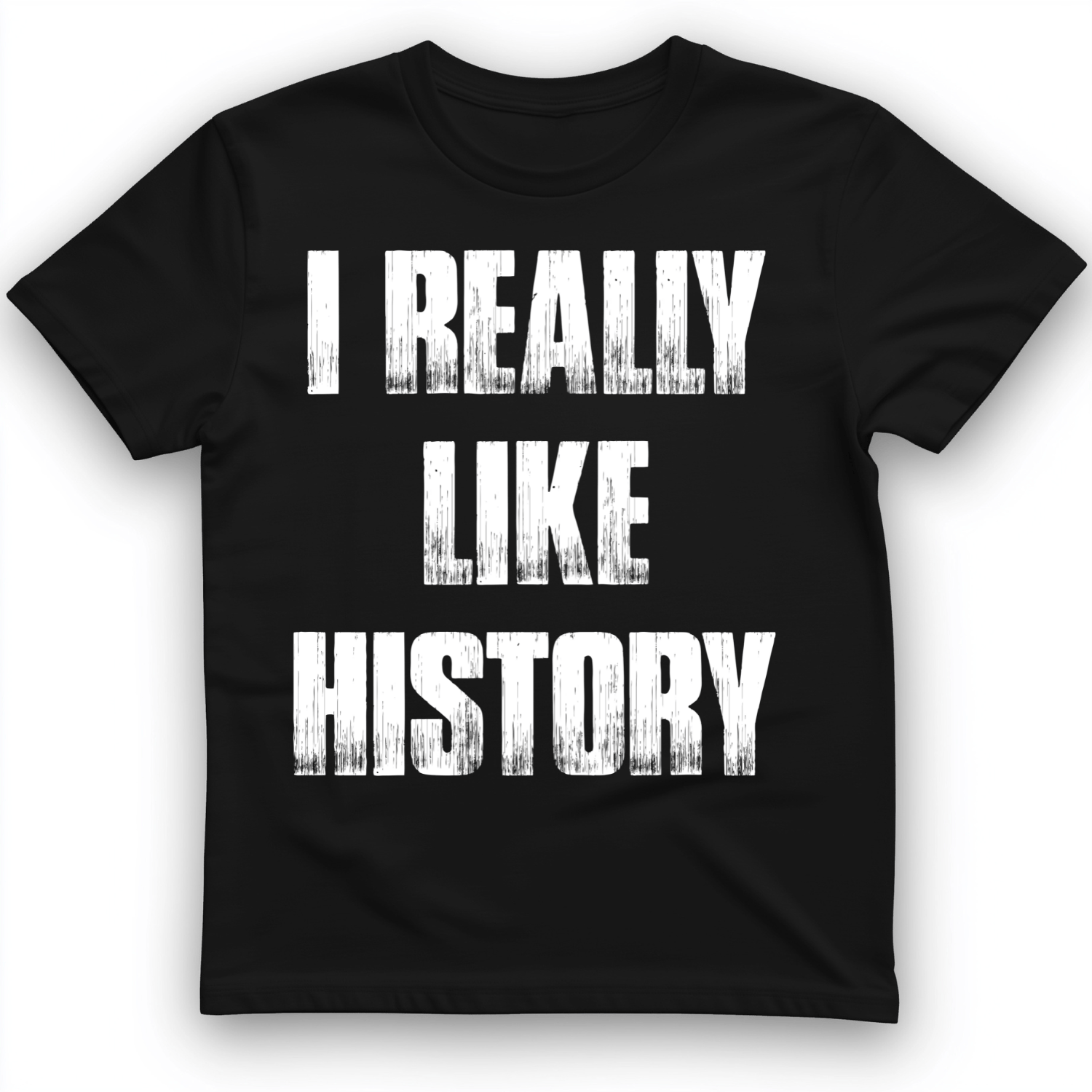 I Really Like History T-Shirt Black / S