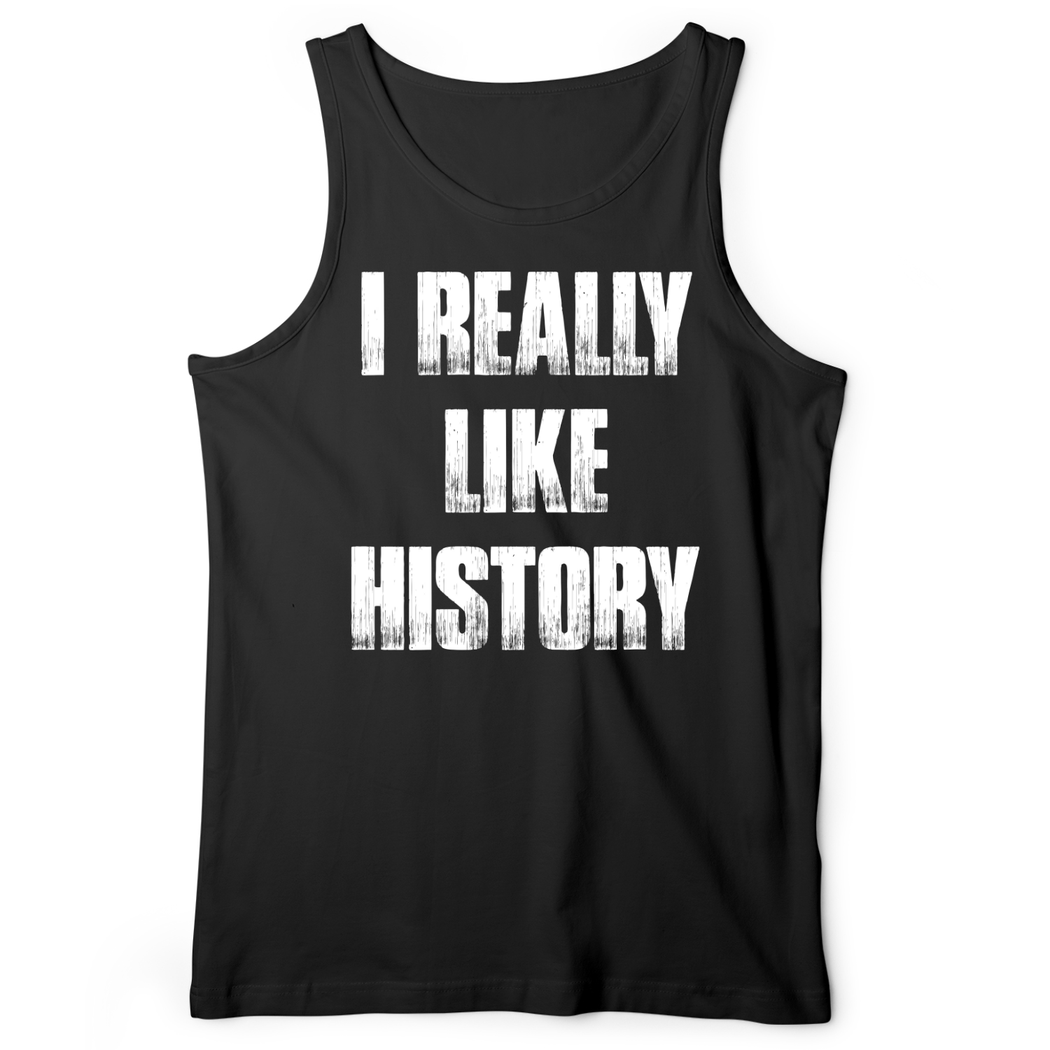 I Really Like History Tank Black / XS