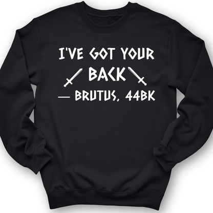 I've Got Your Back Crewneck Black / S