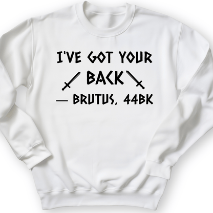 I've Got Your Back Crewneck White / S
