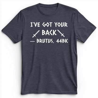 I've Got Your Back Premium Tee Heather Navy / S
