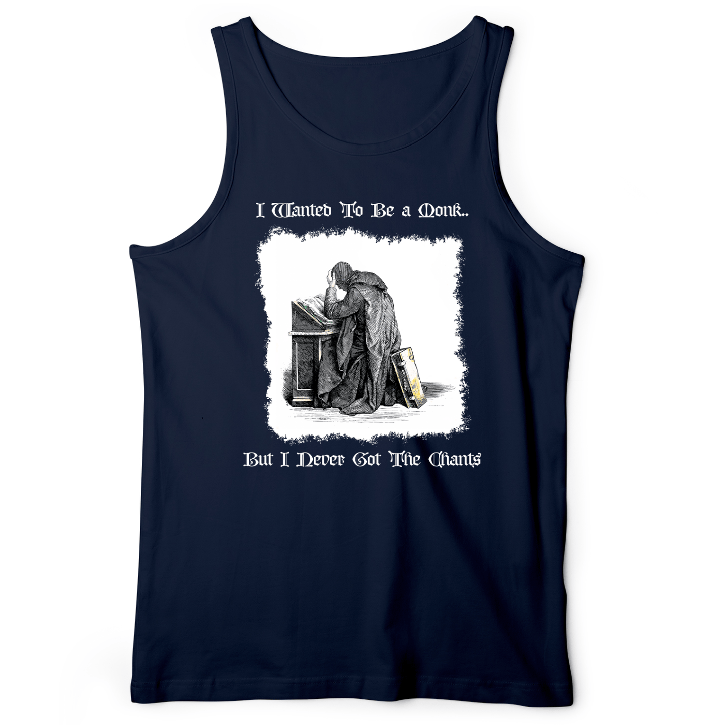 I Wanted To Be A Monk Tank Navy / XS