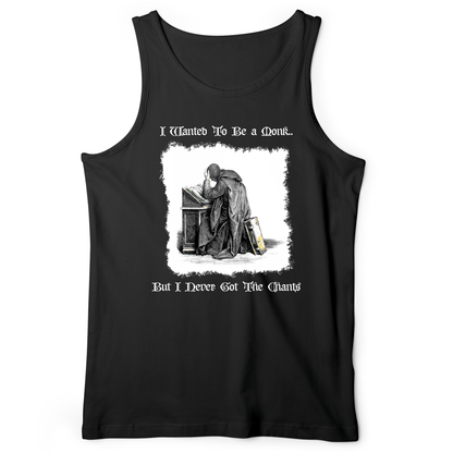 I Wanted To Be A Monk Tank Black / XS