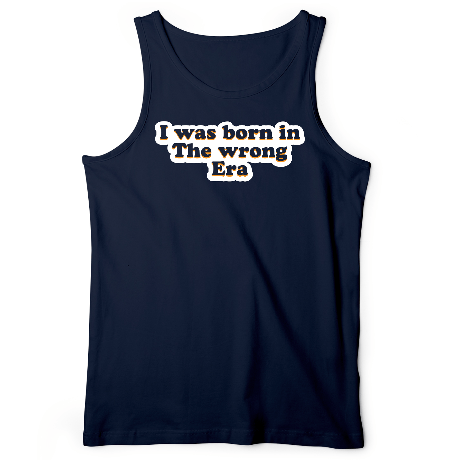 I Was Born In The Wrong Era Tank Navy / XS