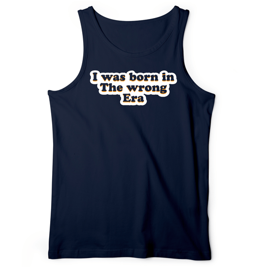 I Was Born In The Wrong Era Tank Navy / XS