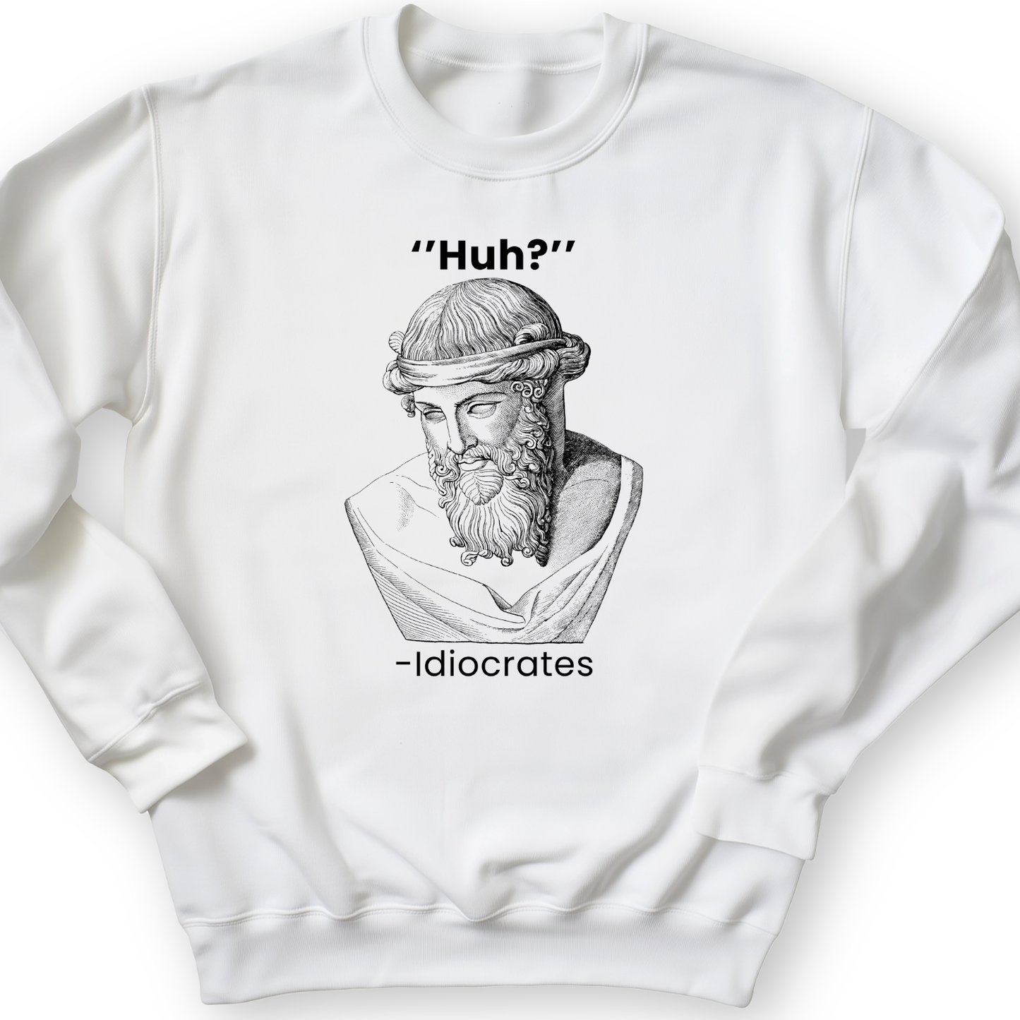 Idiocrates Crewneck White / S