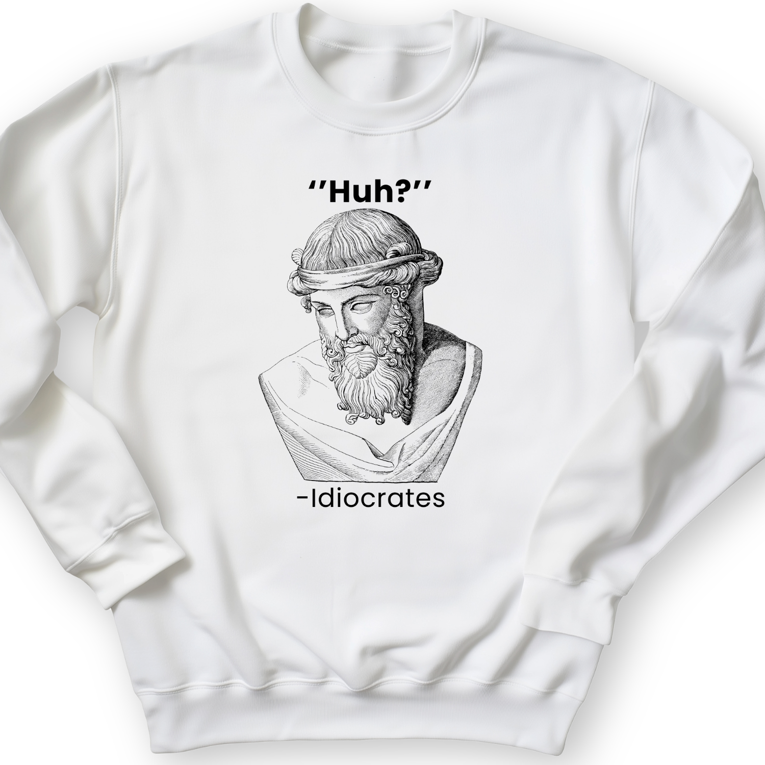 Idiocrates Crewneck White / S