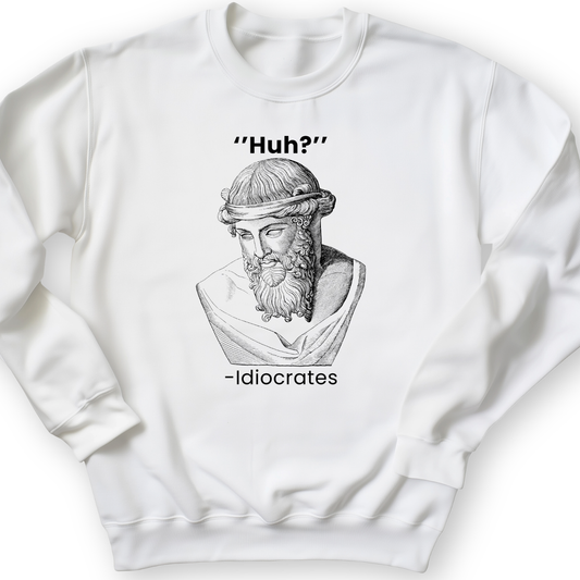 Idiocrates Crewneck White / S