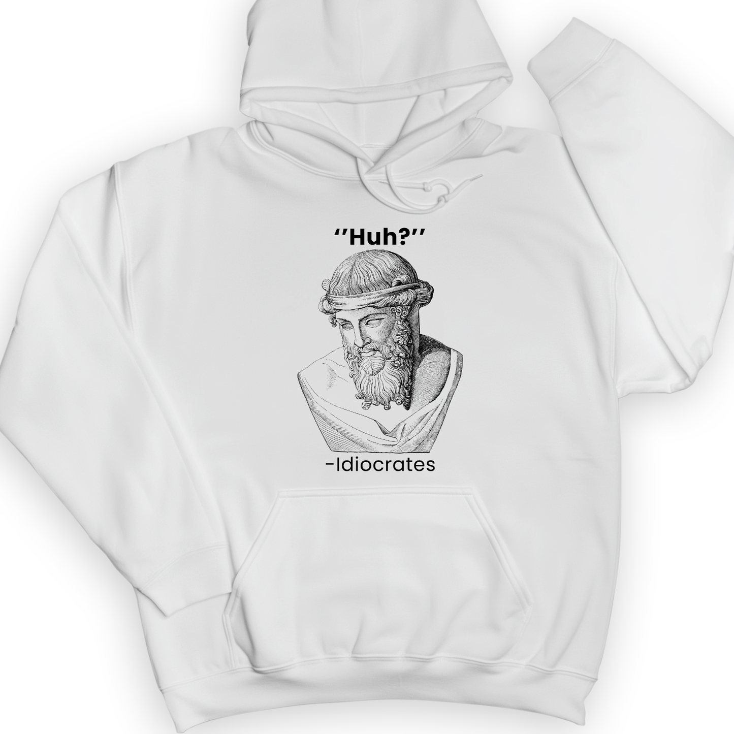 Idiocrates Hoodie White / S