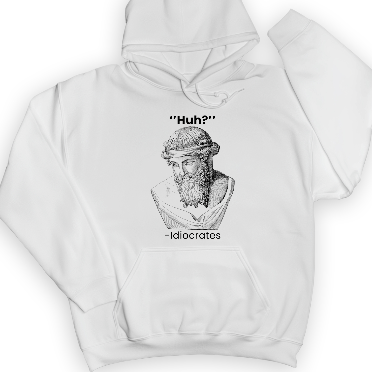 Idiocrates Hoodie White / S