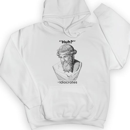 Idiocrates Hoodie White / S