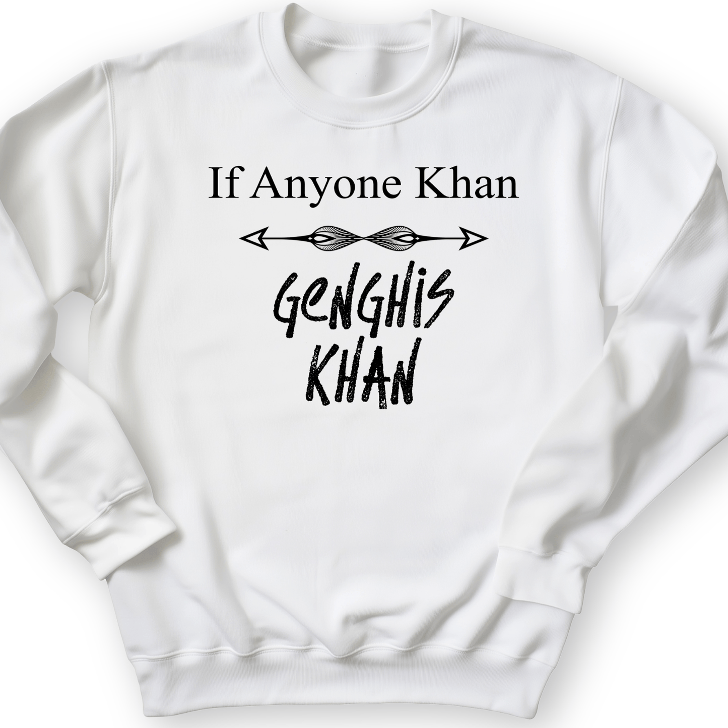 If Anyone Khan Crewneck White / S