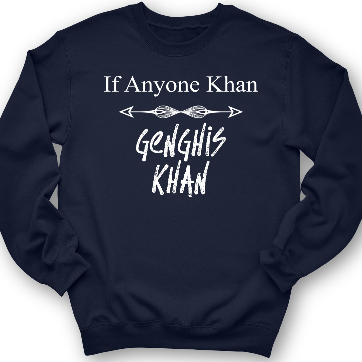 If Anyone Khan Crewneck Navy / S